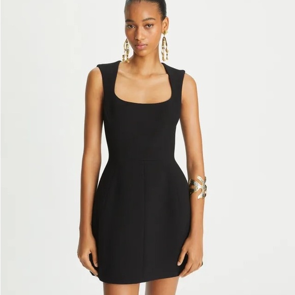 Tory Burch Double-Faced Wool Minidress - Picture 1 of 7
